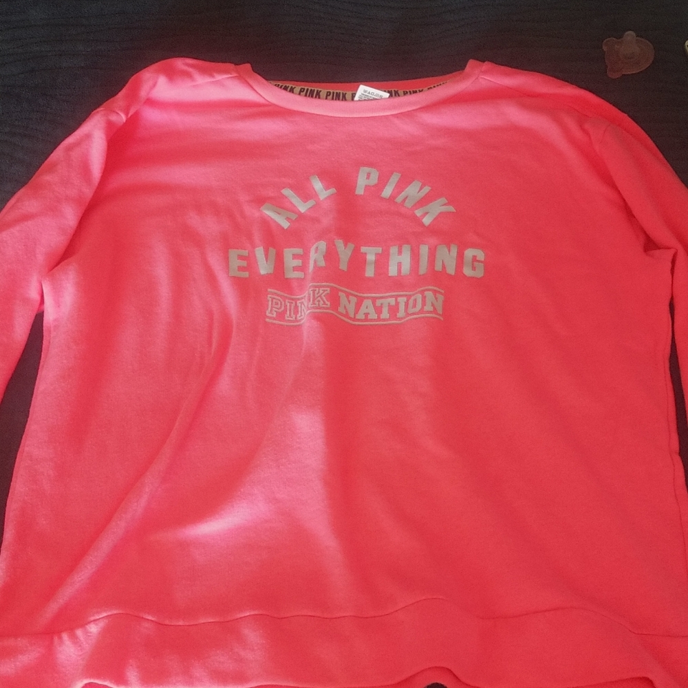 Large PINK nation sweatshirt